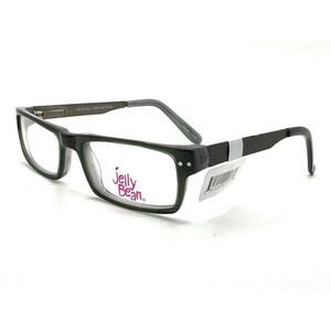 JELLY BEAN L8006 GREEN GREY KIDS EYEGLASSES FRAMES 45-15-130 RX